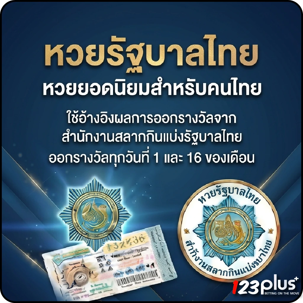123plus huay หวยรัฐบาลไทย